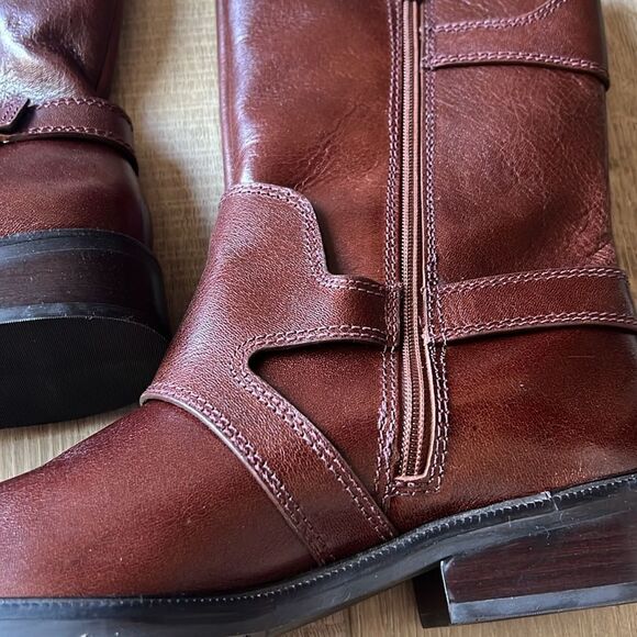 Vince Camuto Mayne Bootie Red/Brown US 8 - Picture 5 of 11